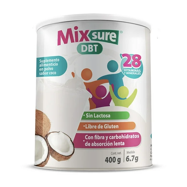 Mixsure Dbt Suplemento Alimenticio En Polvo Sabor Coco 400g